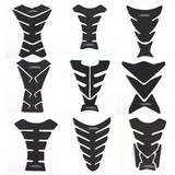 Carbon 3D Adesivi Sticker Decal Emblem Protection Tank Pad Cas Cap Kawasaki Suzuki Yamaha Honda